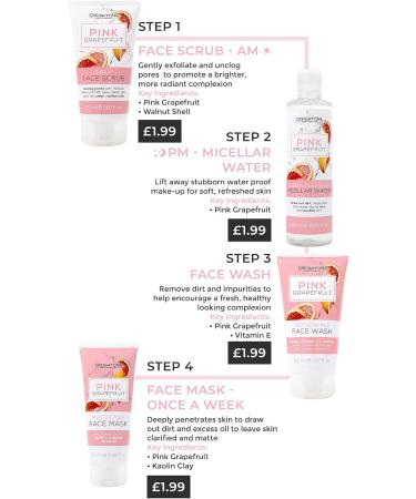 Creightons Pink Grapefruit Gently Cleansing Micellar Water - 250ml (Pack of 1) - Buy Online on GoSupps.com