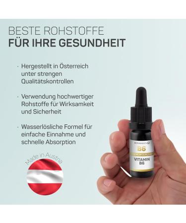 Biocannovea Vitamin B6 Drops 10ml | High Dose Water-Soluble Micellated Supplement | Max Bioavailability for Immune & Nervous System Health | Vitamin Deficiency Support - Buy Online on GoSupps.com