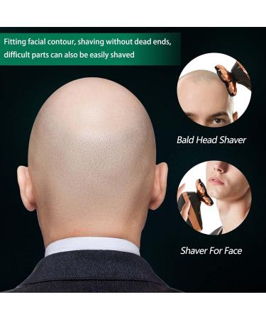 CHLANT 5-in-1 Electric Head Shaver for Bald Men - Waterproof, Cordless, Rechargeable Grooming Kit with Beard & Hair Trimmer - Buy Online on GoSupps.com