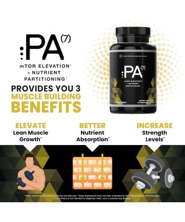 HPN PA(7) Phosphatidic Acid - Natural Muscle Builder | Boost mTOR Gain Mass & Strength | 10 Day Supply - Buy Online on GoSupps.com