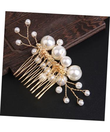 minkissy Pearl Comb Wedding Hair Comb Bridal Hair Comb Pearl Tiara Bridal Hair Accessories Rhinestone Hair Accessories Wedding Hair Jewelry Bridal Hair Side Comb Bride Hair Side Comb Manual - Buy Online on GoSupps.com