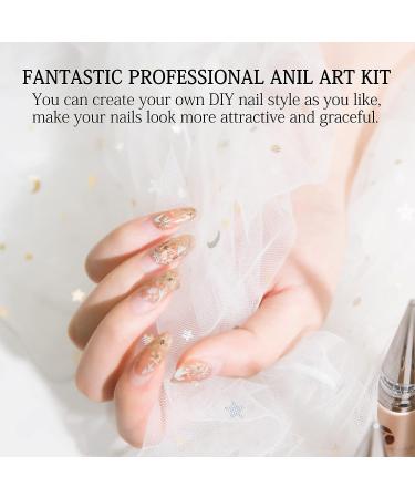 6pcs Nail Art Brush Set for Gel Polish, Painting & Nail Extension - Professional Design Tools - Buy Online on GoSupps.com