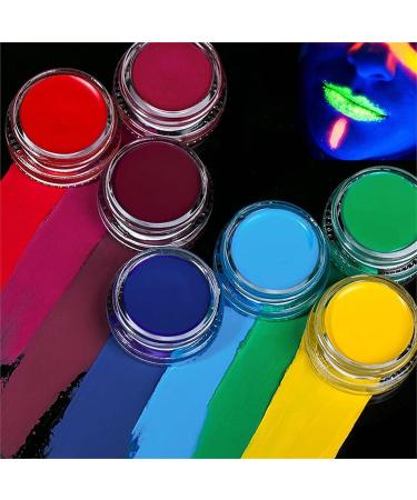 BonnieStore 12Pcs UV Glow Neon Cake Paint - 12 Neon Colors Hydra Eye Liner for Blacklight Luminous Makeup - Perfect for Halloween, Parties, and Clubs - Buy Online on GoSupps.com