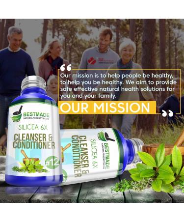 Buy Silicea 6X Cleanser & Conditioner - Hair Skin & Nail Nutrient for Pimples Boils Ulcers | Fast Healing & Digestive Support - 300 Pellets International Shipping Available - Buy Online on GoSupps.com