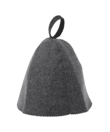Lazder: Sauna hat made of wool felt against heat Russian banya hat for the sauna head protection