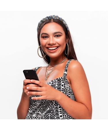 Braided Floral Headbands - 6 Piece Set for Girls & Women | Adjustable, Elastic, Stretch Fabric Hair Accessory - Ideal for Hair Styling - Buy Online on GoSupps.com