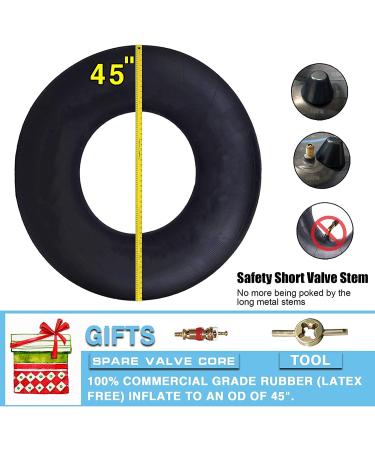 45 inch Heavy Duty Rubber River Tube for Snow Sledding and Pool Float | Truck Inner Tube for River Floating | Durable Inner Tube for Pool Closing - Buy Online on GoSupps.com