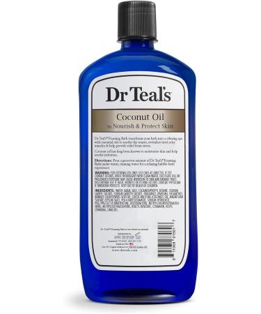 Dr Teal's Foaming Bath Combo Pack - 68 fl oz Total - Restore & Replenish with Pink Himalayan Salt and Nourish & Protect with Coconut Oil - Skin, Senses, Stress Relief - Buy Online on GoSupps.com