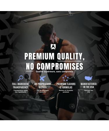 RYSE Noel Deyzel x Godzilla Pre Workout | Intense Pumps Energy & Focus | Citrulline & Beta Alanine | 400mg Total Caffeine | 40 Servings (Blue Raspberry) - Buy Online on GoSupps.com