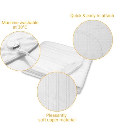 Medisana HU 674 Under Bed Heater - 150x80 cm Washable 4 Temp Levels Overheat Protection - Ideal for All Mattresses - Buy Online on GoSupps.com