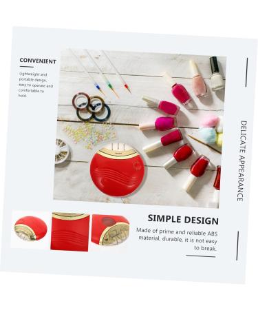 Healeved 5 Sets Electric Manicure Nail Cuticle Home Decor Pedicure Kit Manicure Tools Power Tools Lamp Shades para U as Electrical Tools Pedicure Tool Tweezer Kit Red Care Abs - Buy Online on GoSupps.com