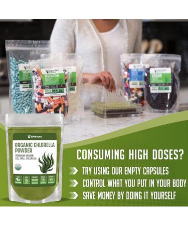 XPRS Nutra Organic Chlorella Powder - Broken Cell Wall Chlorophyll Powder - Chlorella Organic Powder for Immunity - Vegan Friendly Chlorella Powder Organic for Complete Protein (8 Ounce) - Buy Online on GoSupps.com