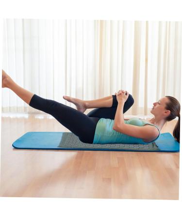 Hapinary Acupuncture Massage Pillow & Washable Yoga Mat - 2 Pieces Ideal for Yoga & Massage 38x15x10cm Gray - Buy Online on GoSupps.com