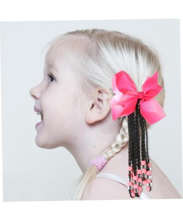 BCOATH Ponytail Beads and Dreadlocks Cosplay Hair Accessory Braided Ponytail Bow Braid Wig Women Braided Hair Extensions Colored Hair Extensions for To Weave Headband Child Chemical Fiber - Buy Online on GoSupps.com