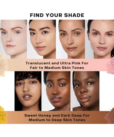 Allaura Beauty Pink Setting Powder Allaura Beauty Blurring Setting Powder Allaura Beauty Blurring Powder Ultra Pink Allaura Blurring Powder Pink Blurring Powder For All Skin Tones (02#) - Buy Online on GoSupps.com