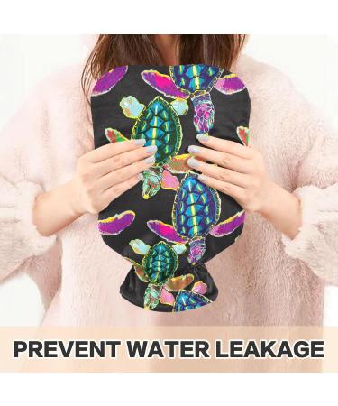 Sea Turtle Hot Water Bottle with Cover - 2L Pain Relief Bag for Adults & Feet Warmer - Buy Online on GoSupps.com