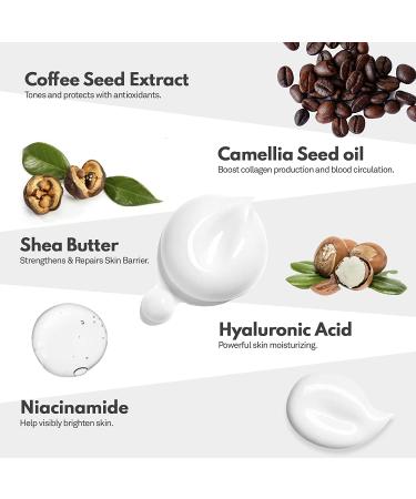Beaueli Caffeine Eye Cream with Hyaluronic Acid & Niacinamide | Anti Aging, Dark Circles & Puffiness | Korean Under Eye Treatment 0.7 fl. oz - Buy Online on GoSupps.com