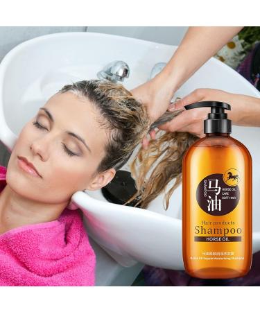 Caring horse oil shampoo 300 ml thick smooth scented damageprotecting moisturizing antifrizz shampoo for thinning hair and Anulely - Buy Online on GoSupps.com