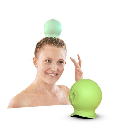 Drybun - Protects your hair (Basil Smash): Sustainable shower hood for medium length/long hair saves time protects against split down & hair fraction recyclable quick hair drying - ladies/men