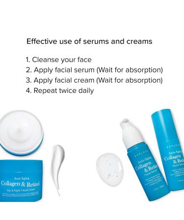 Day & Night Facial Cream Serum - Hydrating Moisturizer for Face Neck & Chest | Korean Deep Moisturizer - Buy Online on GoSupps.com