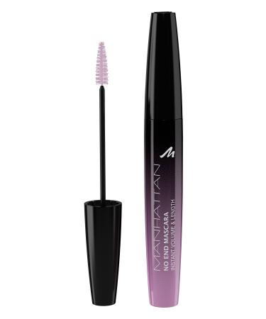 Manhattan no End Mascara Instant Volume & Langthth mascara for endlessly long eyelashes with ultimate volume color black 1010n 1 x 8ml