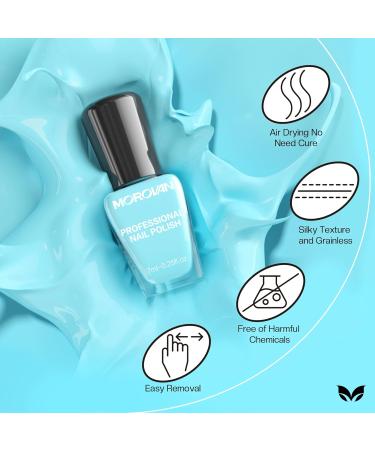Morovan 15 Bright Color Quick Dry Nail Polish Set - 0.25oz Gift for Women | International Shipping Available - Buy Online on GoSupps.com