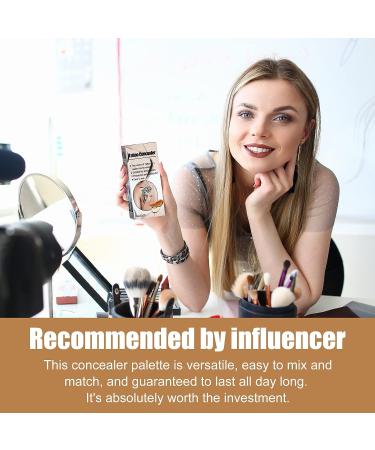 CENNYO Tattoo Cover Up Set | Waterproof Invisible Skin Concealer for Scars, Dark Spots, Vitiligo | Long Lasting, 2 Colors, 0.07kg - Buy Online on GoSupps.com