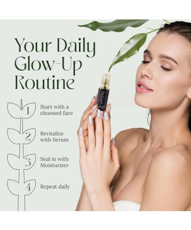 Skin Centrick Plant Stem Cell Serum Anti-Aging Face and Neck Treatment 1.7 Fl Oz Vegan Natural Formula for All Skin Types - Buy Online on GoSupps.com