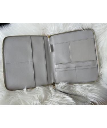 Personalized AWASG Family Organizer Bag | Travel Coat & Document Holder for Passports Cards Vaccination Pass | Beige - Buy Online on GoSupps.com