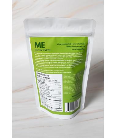 Mutha Earth Zoomers Organic Mushroom Broth Powder Vegan Umami Broth Mix with Reishi & Shiitake Mushroom Soup Base for Cooking Soups & Stews Gluten-Free & Nutrient-Rich for Gut Repair (200g) - Buy Online on GoSupps.com