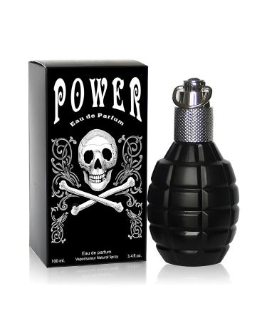 Power Cologne For Men Natural Spray Perfume Classic Scent Eau De Toilette For Daily Use 3.4 Fluid Ounce Power 3.4 Fl Oz (Pack of 1)