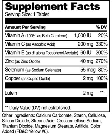 Buy 21st Century Healthy Eyes Tablets - 60 Count (Pack of 2) | International Shipping Available - Buy Online on GoSupps.com