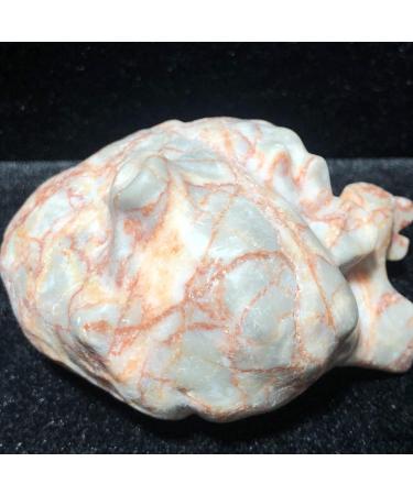 Crystals and Stones Human Heart Feng Shui Reiki Quartz Stone Home Room Decoration Cardiac Heart Handicraft Collectible 80-85mm Agate - Buy Online on GoSupps.com