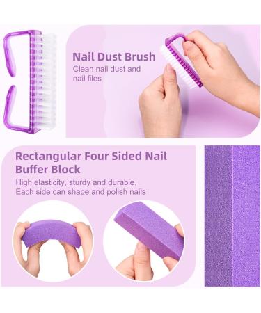 ALLE'S 12 Pieces Professional Metal Nail Files and Cuticle Pusher Capsule Cutters Brush Tools for Ingrown Toenails and More Complete Manicure Kit Nail Buffers Set - Buy Online on GoSupps.com