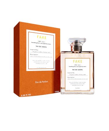 Fake - The OG Santel Inspired by Creed Original Santal Dupe Cologne | 3.38oz (100ML) | Almost an Exact Clone | Juniper Berries Citrus Sandalwood & Tonka Bean | Unisex Fragrance is Addictive!