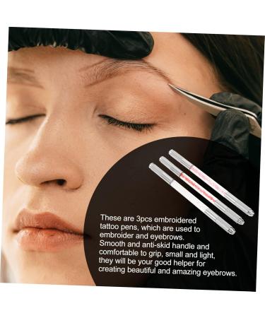 Angoily 9 Pcs Fruit Embroidery Pen Eyebrow Pen Makeup Supplies Manual Eyebrow Pen Miss Embroidered 1 count (Pack of 1) Assorted Colorx3pcs - Buy Online on GoSupps.com