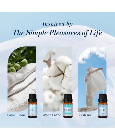 Buy JCLOUD Essential Oils for Laundry - Fresh Linen Soft Laundry & Warm Cotton Fragrance Oils Set (6x10mL) | Natural Scents for Diffusers & Wool Dryer Balls - International Shipping Available - Buy Online on GoSupps.com