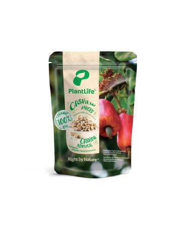 PlantLife ORGANIC Cashew Nuts Broken 1kg Raw Untreated and Natural Cashew Nuts - Buy Online on GoSupps.com