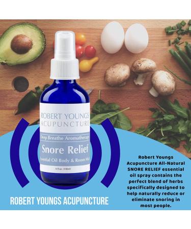 Robert Youngs Acupuncture Snore Relief Essential Oil Spray for Adults - Natural Snoring Solution for Deep, Peaceful Sleep (4 fl oz) - Buy Online on GoSupps.com