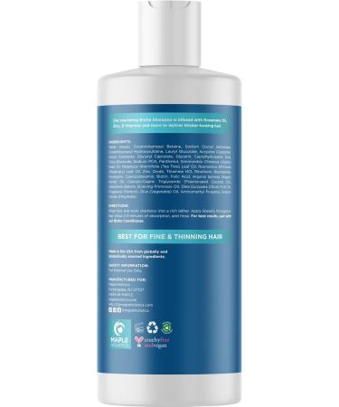 Maple Holistics Volumizing Biotin Shampoo for Thinning Hair Thickening Shampoo for Men and Women with Rosemary Essential Oil - 8 Fl Oz - Buy Online on GoSupps.com