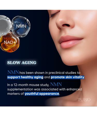 TSJ Bio NMN Intensive Renewal Cream - Luxurious Night Treatment with NMN 70,000PPM, Resveratrol & 9 Growth - Buy Online on GoSupps.com