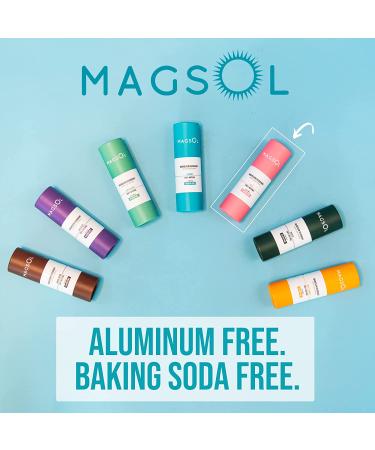 Shop Magsol Magnesium Deodorant Rose - 3.2 oz Natural & Long-Lasting - Buy Online on GoSupps.com