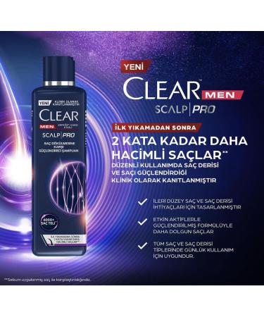 Clear Men Scalp Pro Strengthening Shampoo - Anti Hair Loss Treatment | International Shipping - Buy Online on GoSupps.com