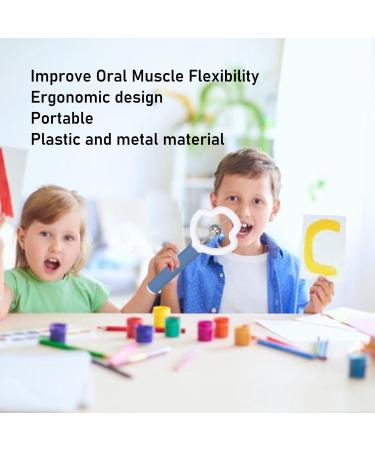 Buy Blue & White Tongue Exerciser - Gourd-Shaped Tip Trainer for Kids | Strengthen Mouth Muscles Internationally - Buy Online on GoSupps.com