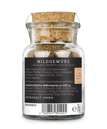 Ankerkraut Wild Spice BBQ Rub - 75g Cork Jar for Oven Grill Smoker & Dutch Oven - International Shipping Available - Buy Online on GoSupps.com
