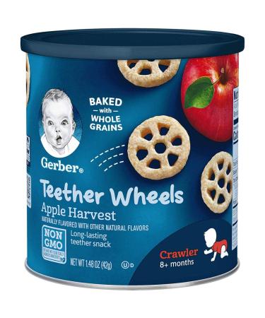 Gerber Teether Wheels  8+Months Apple Harvest 1.48 oz (42 g)