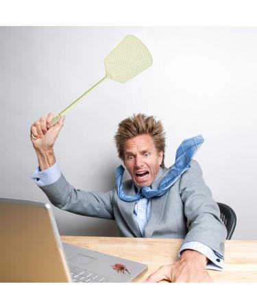 Fly Swatter - Long Handle Zapper Racket | Multi Functional Heavy Duty | Lightweight and Portable Zapper| Zapper Outdoor for Home/Indoor/Outdoor/Classroom 19.49x5.31 inch - Buy Online on GoSupps.com