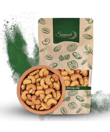 Sunnah Shop Cashew seeds spikant 500 g cashew seeds roasted and salted with chilli ideal as snacks for in between as a student food or as a spicy ingredient in numerous dishes.