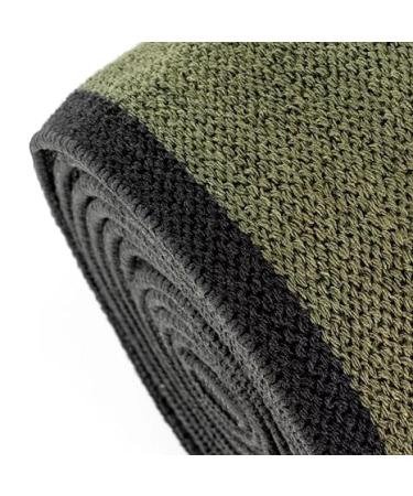 IPF USAPL USPA IPL Certified Knee Wraps for Weightlifting - Powerlifting Squatting Straps for Gym Workout - Men & Women (78 Milspec Green) - Buy Online on GoSupps.com