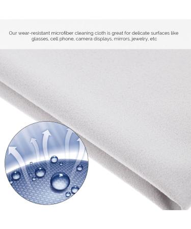 Buy Hemobllo Screen Cleaner 3pcs - Large Microfiber Glasses & Lens Cleaning Cloths for Eyewear & Electronics - Superfine Fiber Grey - Buy Online on GoSupps.com